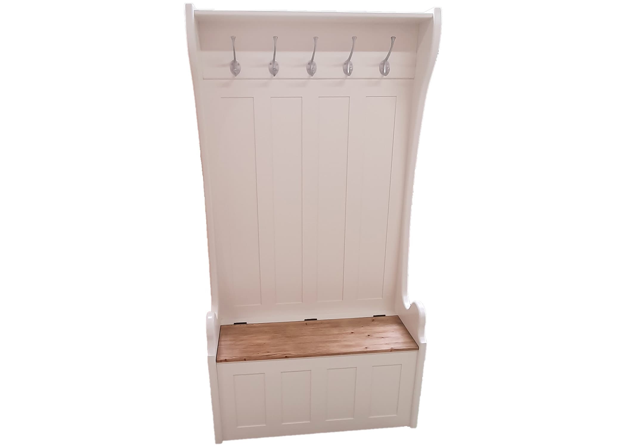 Solid oak bench and coat rack Etsy