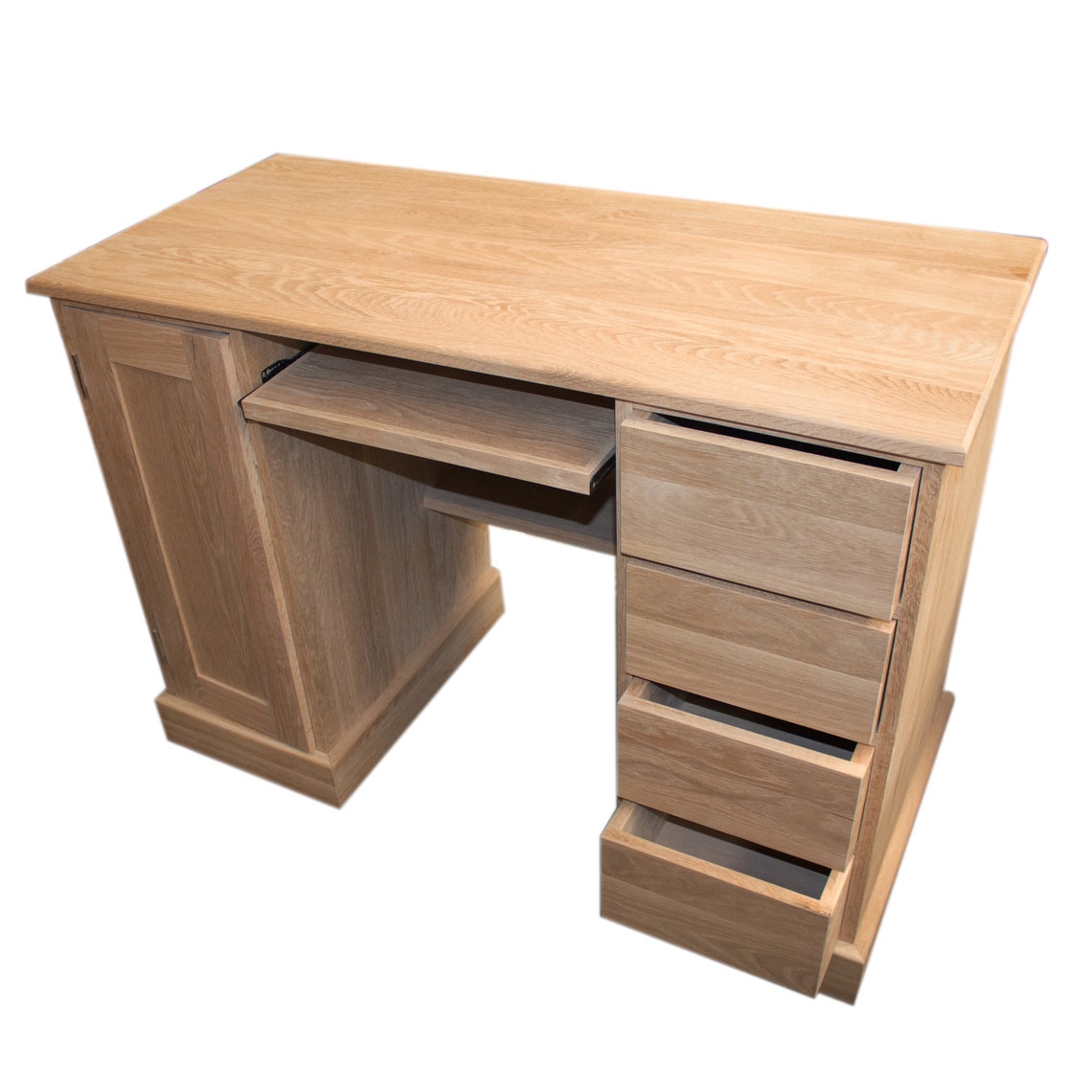 Solid Pine Computer Desk Etsy