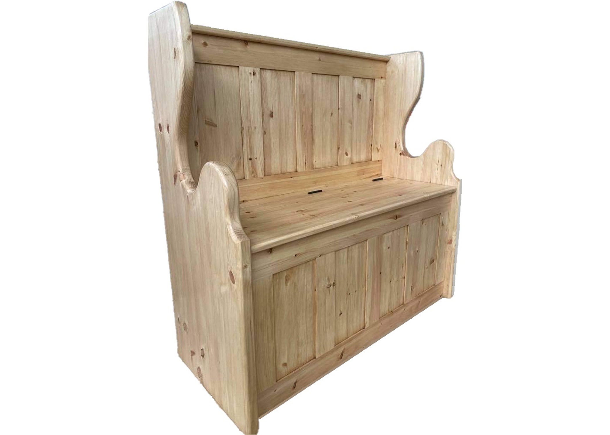 3ft Solid Oak or Pine Monks Bench / Storage Bench Etsy