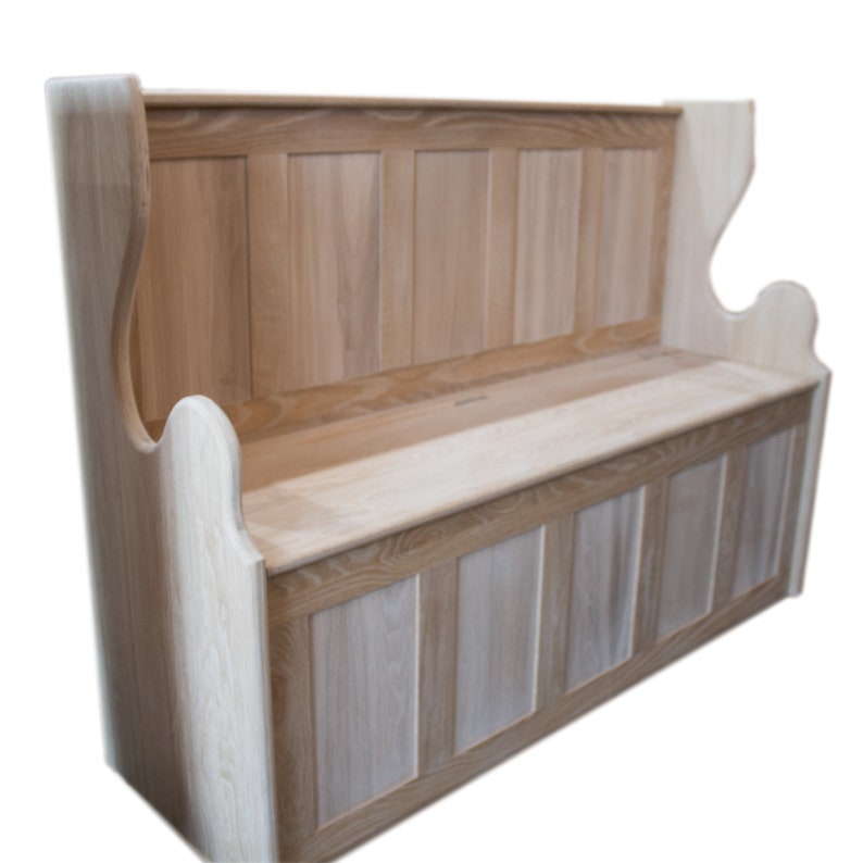 3ft Solid Oak or Pine Monks Bench / Storage Bench Etsy