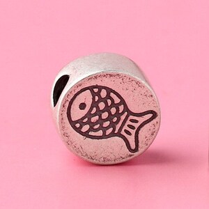 925 Silver Beads, Sterling Silver Beads, Fish Bead, Silver Bead Bulk Wholesale, For Jewelry Making Beading