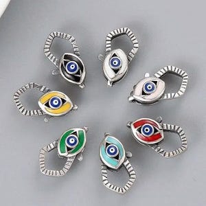 Sterling Silver Clasps, Eyes Clasp, Lobster Clasp, 925 Silver Clasp