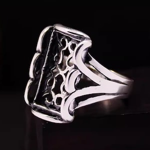 Sterling Silver Ring Setting, 10x20mm Rectangle, s925 Silver Oval Bezel, Sterling Silver Ring Blanks