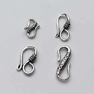 Silver S Hook Clasp -  Singapore