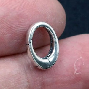 Sterling Silver Clasps, Oval Clasp, 925 Silver Clasp