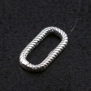 Sterling Silver Clasps, Rectangle Clasp, 925 Silver Clasp
