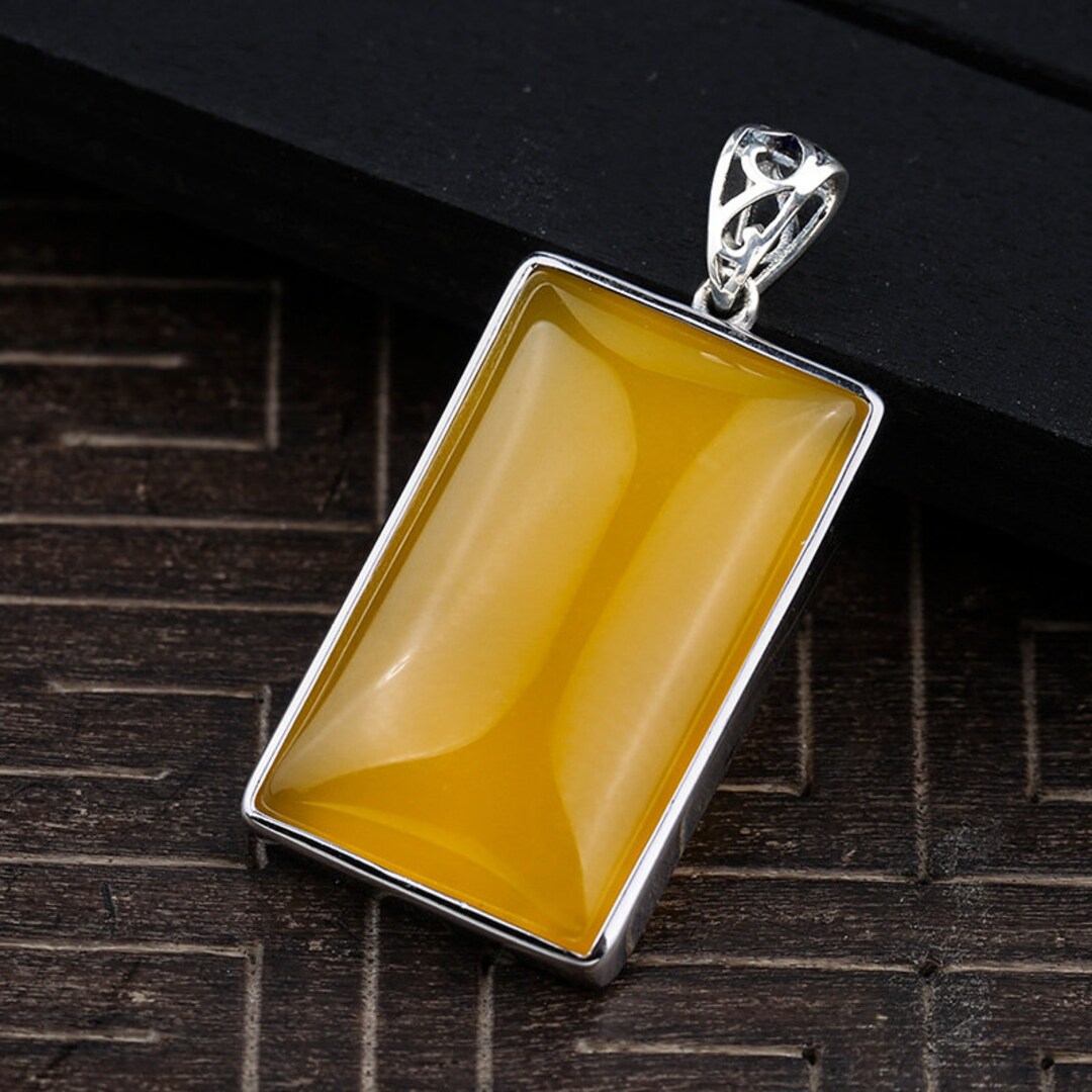 Rectangle Sterling Silver Bezel Cup, 925 Silver Pendant Tray