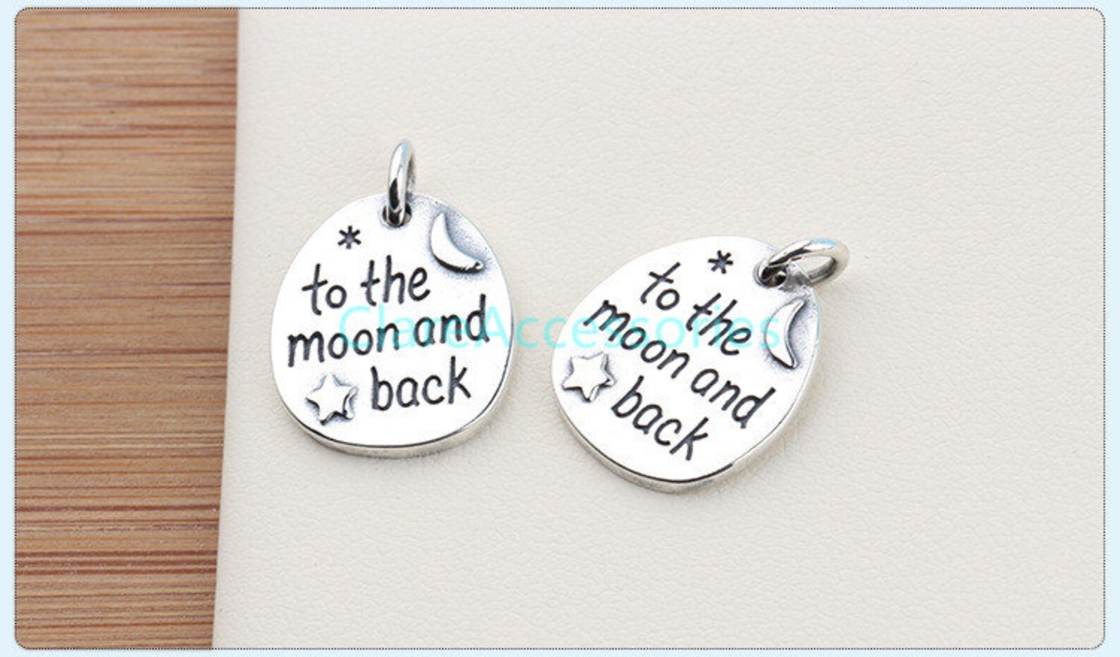 Sterling Silver Words Pendants For Jewelry Necklace Making Etsy