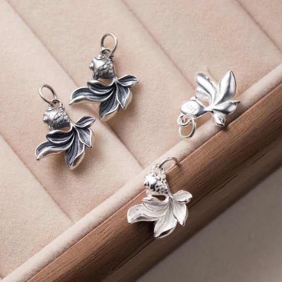 Collar Dijes De Plata Por Mayor Dijes De Pez De Plata Esterlina