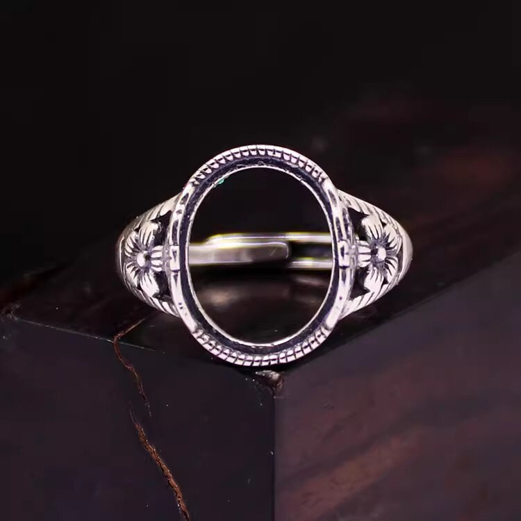 Anello Fiore In Argento Con Moissanite 1 CT - Abbigliamento E - Foto 5