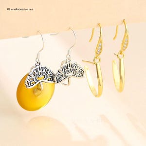 925 Silver Earring Bails, Sterling Silver Earrings Blank, Donut Pendant Bails