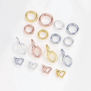 Sterling Silver Clasp, Lobster Clasps, Heart Clasp, Oval Clasp, Round Clasp, Ring Clasp, Clasp Wholesale, 925 Silver Clasp YP632