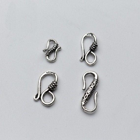 Sterling Silver S Hook Clasp, Clasp Connector, Necklace S Clasp, Bracelet S  Clasp 925 Silver -  Canada