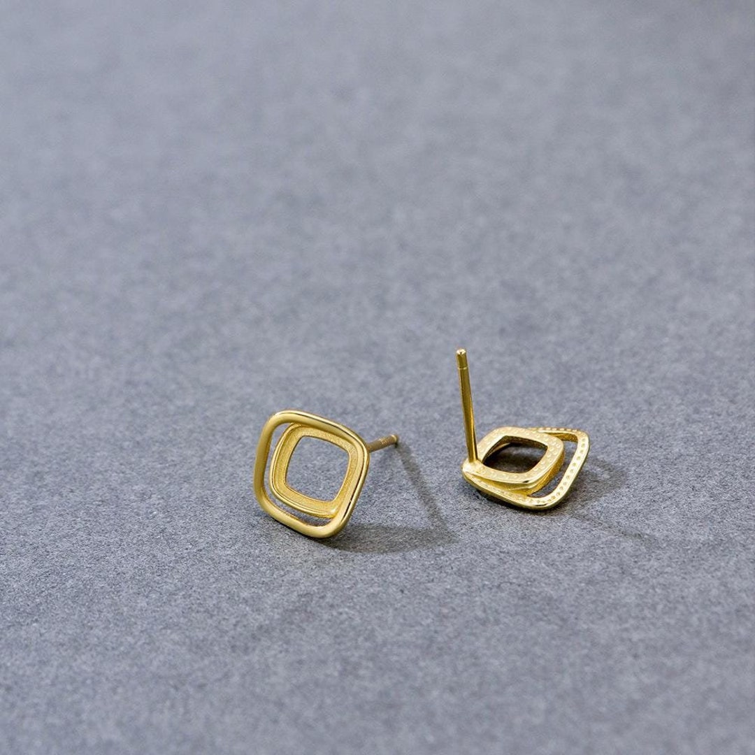 KnSam Orecchini in argento sterling 925, con ciondolo, in
