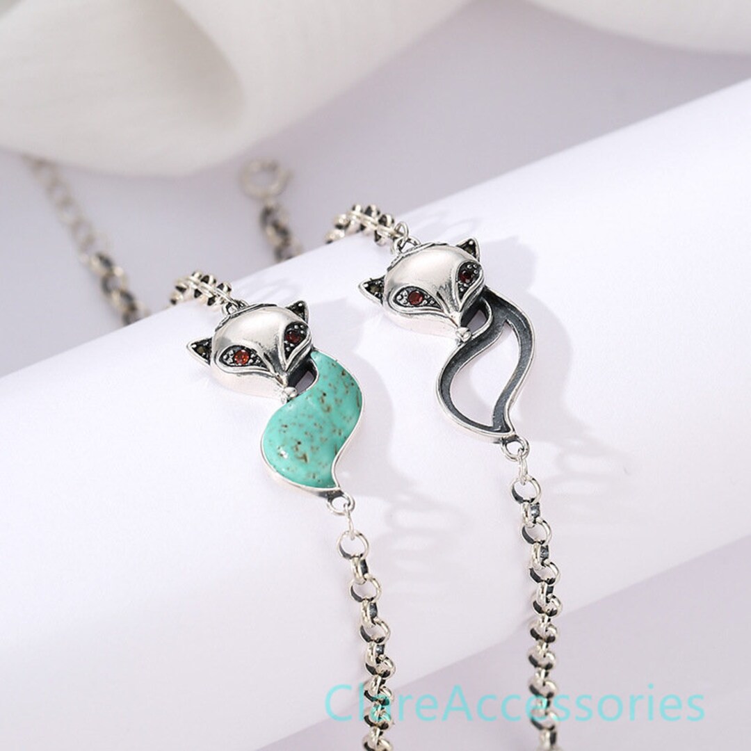 Sterling Silver Bracelet Blanks, Fox Bracelet Blank, 8x17mm, 925 Silver