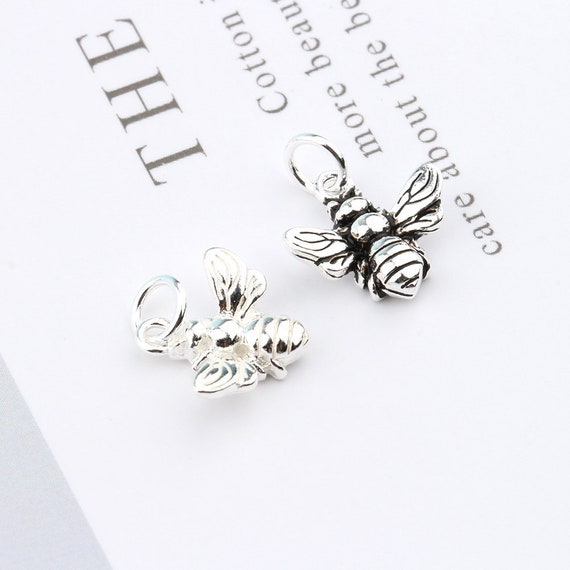 Sterling silver bee charm wholesale best sale