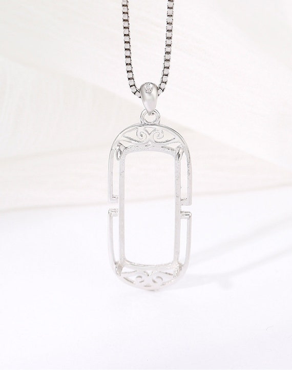 Pure S999 Fine Silver 999 Men Women Square Dragon Pendant 42