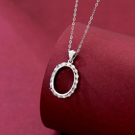 Ciondolo Ovale Con Perla D'Acqua Dolce In Argento 925, MATERIA By Matthias Wagner, Gioiello Donna, Con Catena 60 Cm, Made In Germany - 5