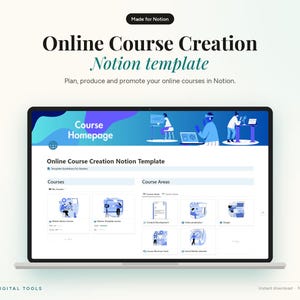 Modello Noted per la creazione di corsi online, strumento di monitoraggio della produzione video e pianificatore delle entrate (download digitale)