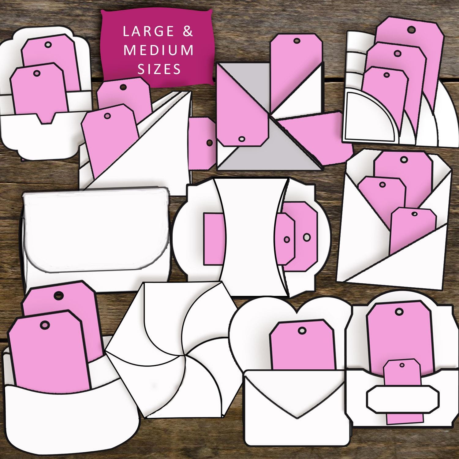 Layered Pocket Templates, Templates, Stamp Overlay, Ink Saver, Junk ...