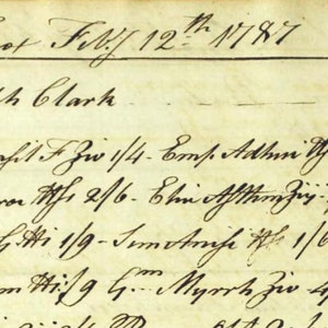 May include: A handwritten document dated July 12, 1817, with a list of items and their corresponding prices. The document is titled "Dr. Joseph Clark" and includes items like "To Ung! Behitis Zir 1/4", "Bems. Adheri G6 27-3/2", "Emse Ongera Sch. 276", "Sat Morall, Mi 1/9", and "Resini bomen Wies 9 & Mporte Zir Af 4/9".
