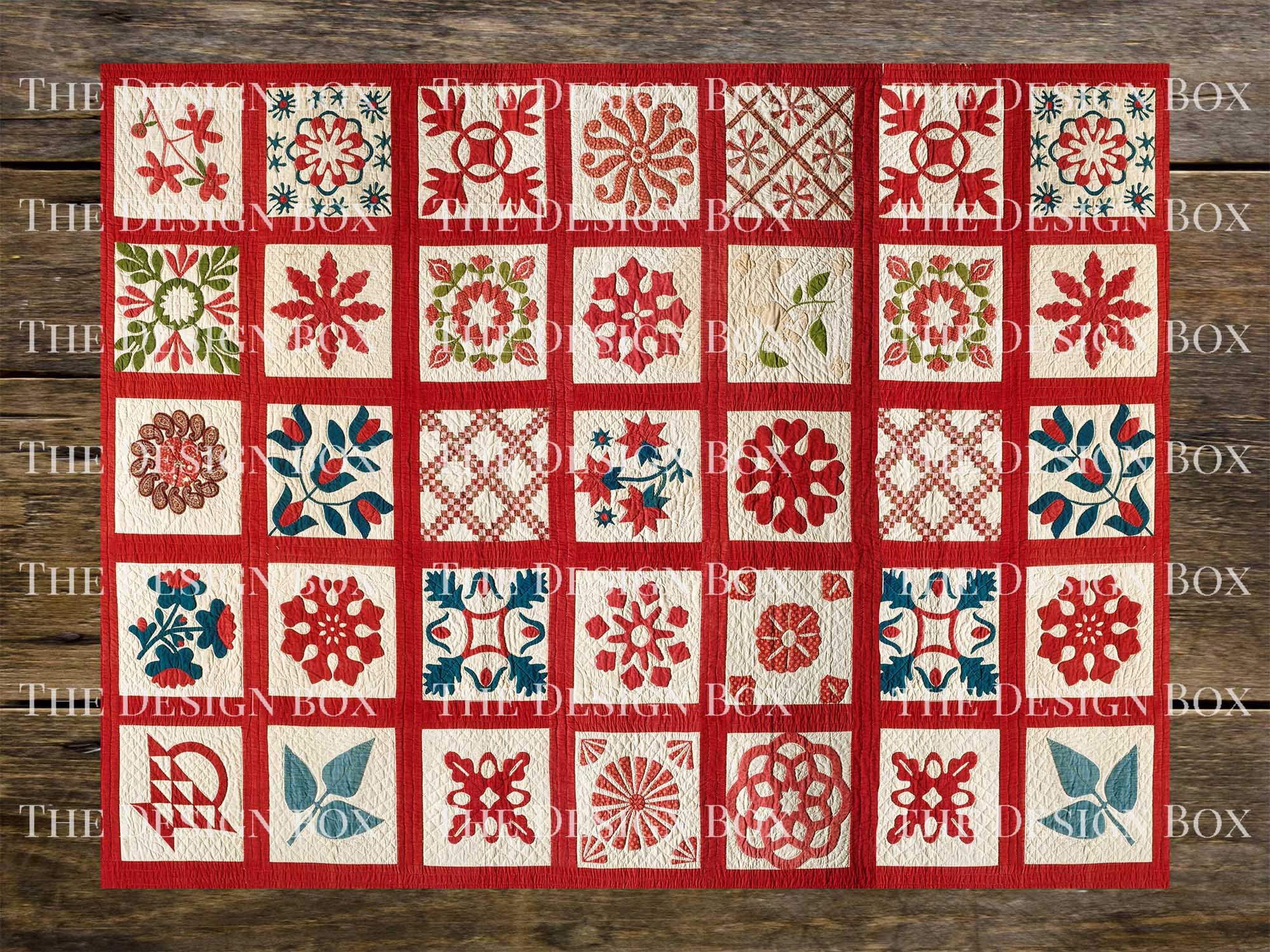 Vintage Quilt Patterns Printable Papers Junk Journal Quilt Etsy UK