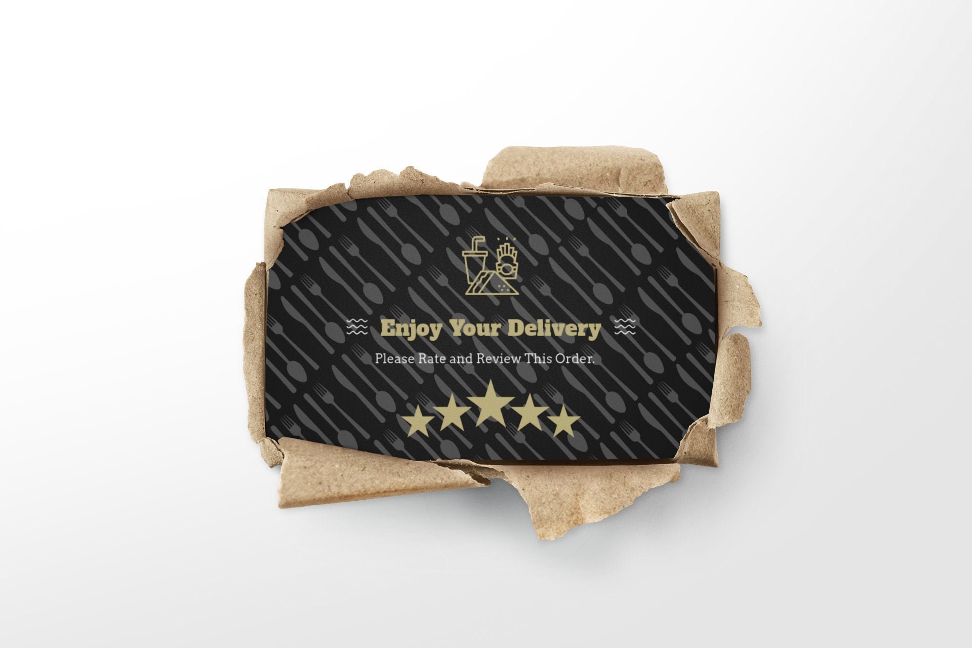 Postmates Uber Eats Doordash Delivery Thank You Cards Etsy