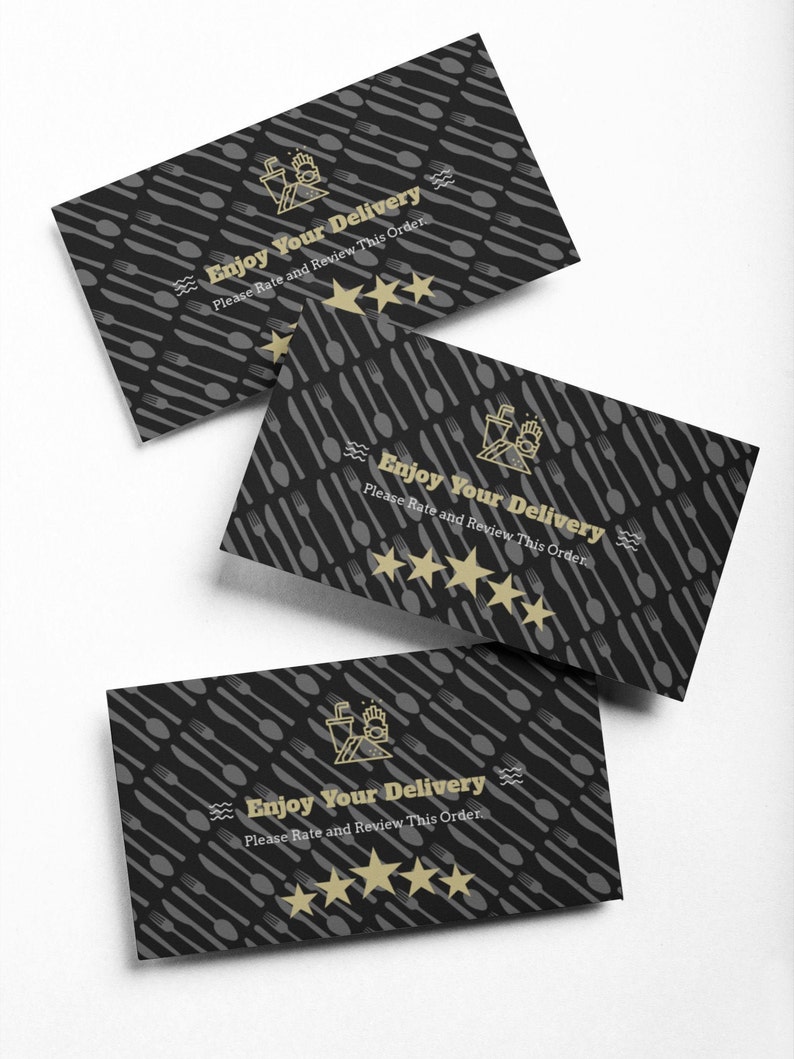 Postmates Uber Eats Doordash Delivery Thank You Cards Etsy