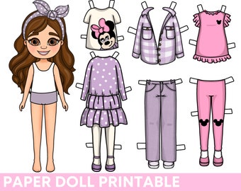 Cut Out Paper Dolls And Clothes: Fashion Activity Book for Girls, Cute Doll  Clothes With Colouring Books for Girls Ages 8-12 Version