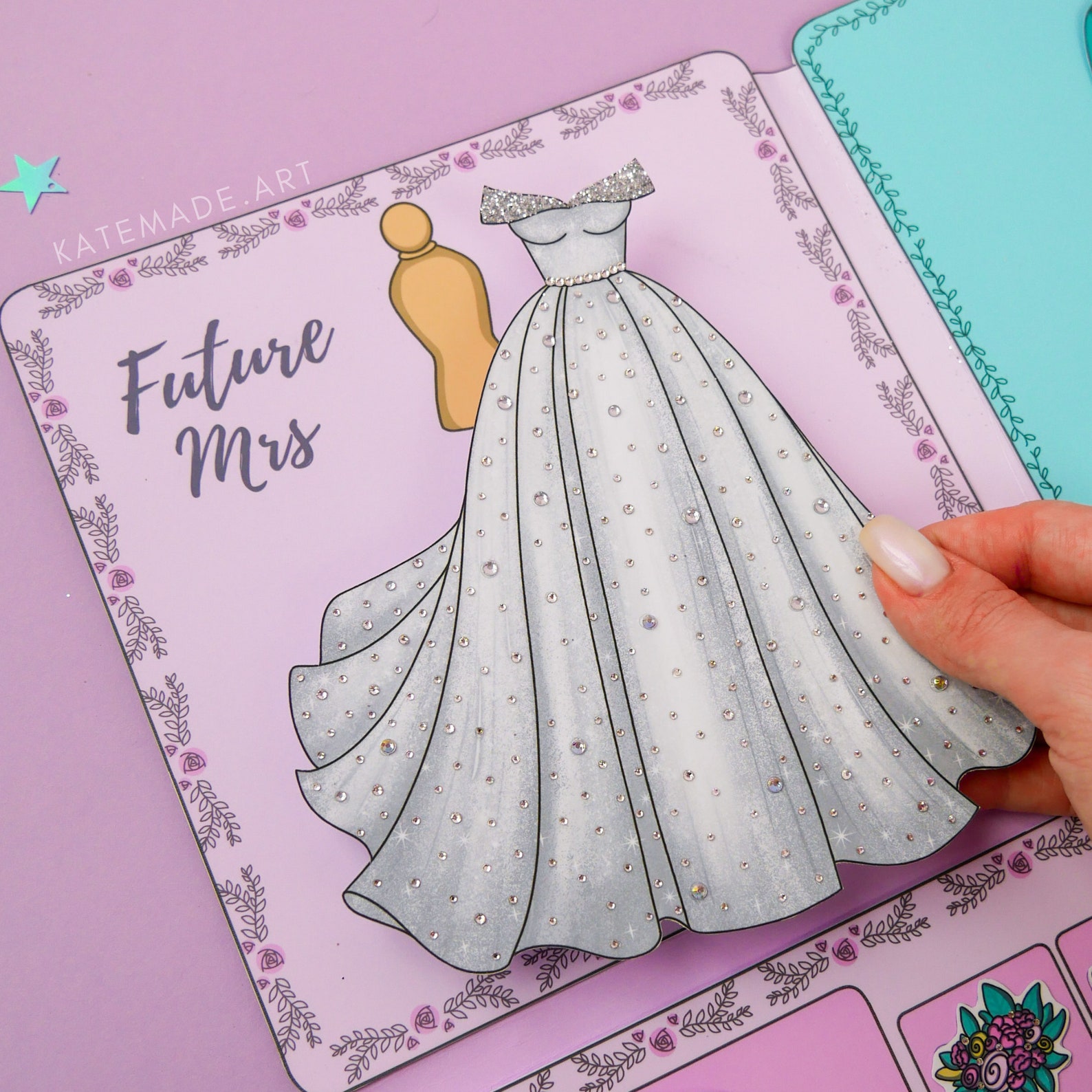 Printable Paper Dolls & Wedding Dresses Activities for Kids Etsy