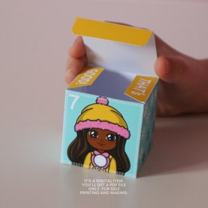 Printable Advent Calendar for Kids, Instant Download, DIY - Etsy
