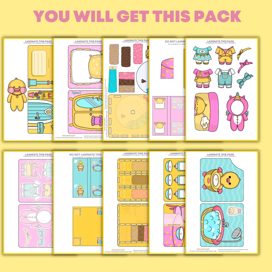 Cute Dollhouse Printables