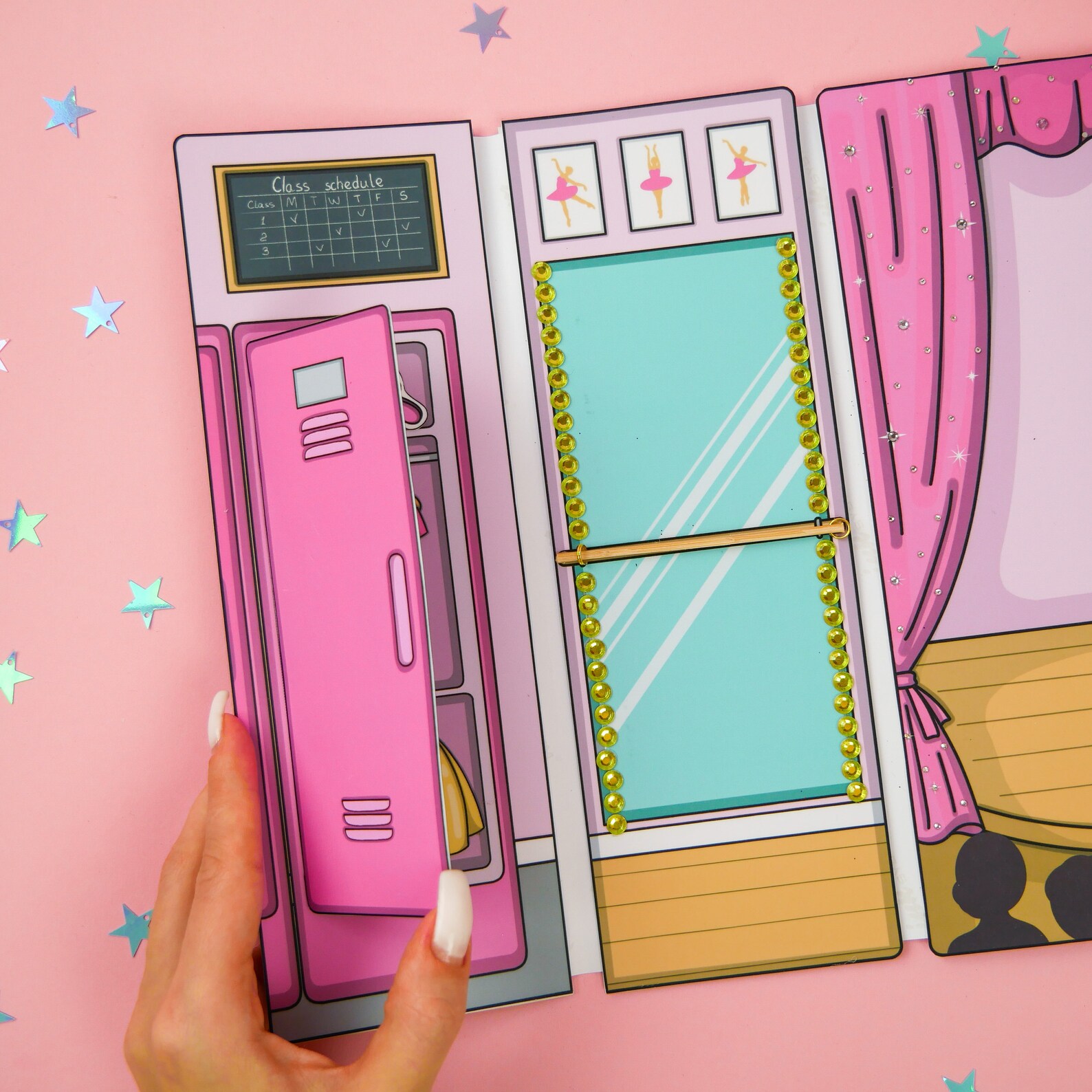 Ballet Stage for Paper Dolls Printable Activities for Kids - Etsy España