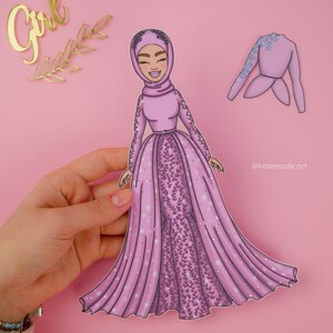 Paper Doll with clothes Printable DIY Activities for Kids image 5