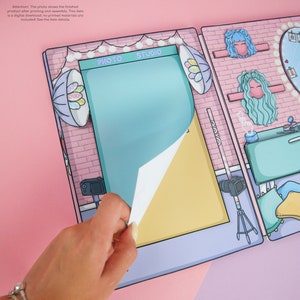 Printable Paper Dollhouse and Paper Dolls Busy Book & Activities for Kids image 5
