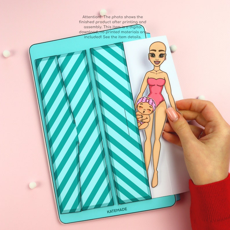 Printable Paper Dolls Dress up Kit Preschool Games Toddler Etsy UK