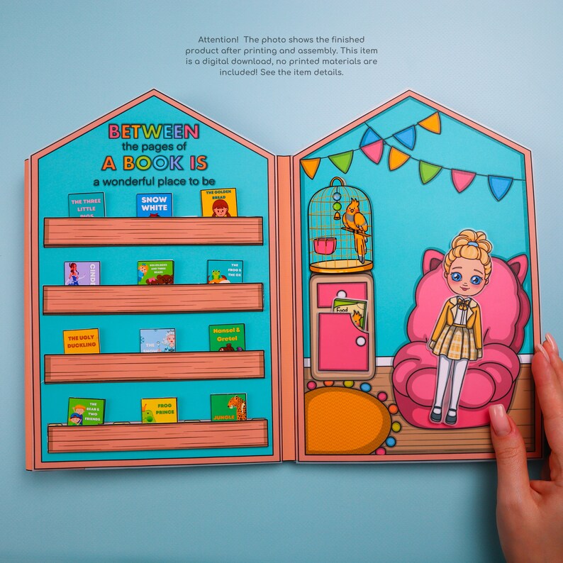 Printable School Busy Book for Kids PDF Instant Download Etsy