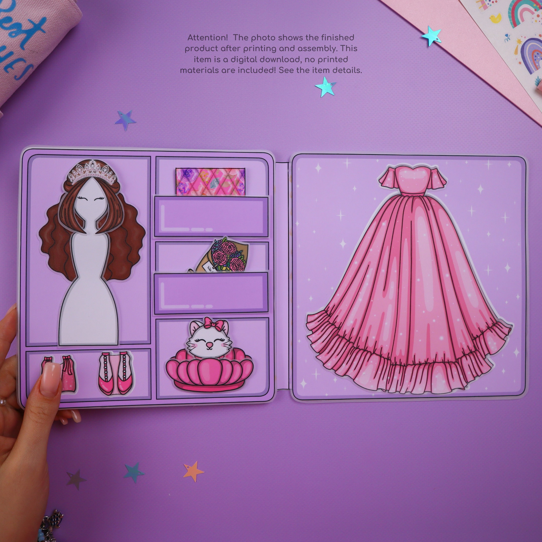 Printable Paper Dolls Dress up Kit Preschool Games Toddler Etsy Australia