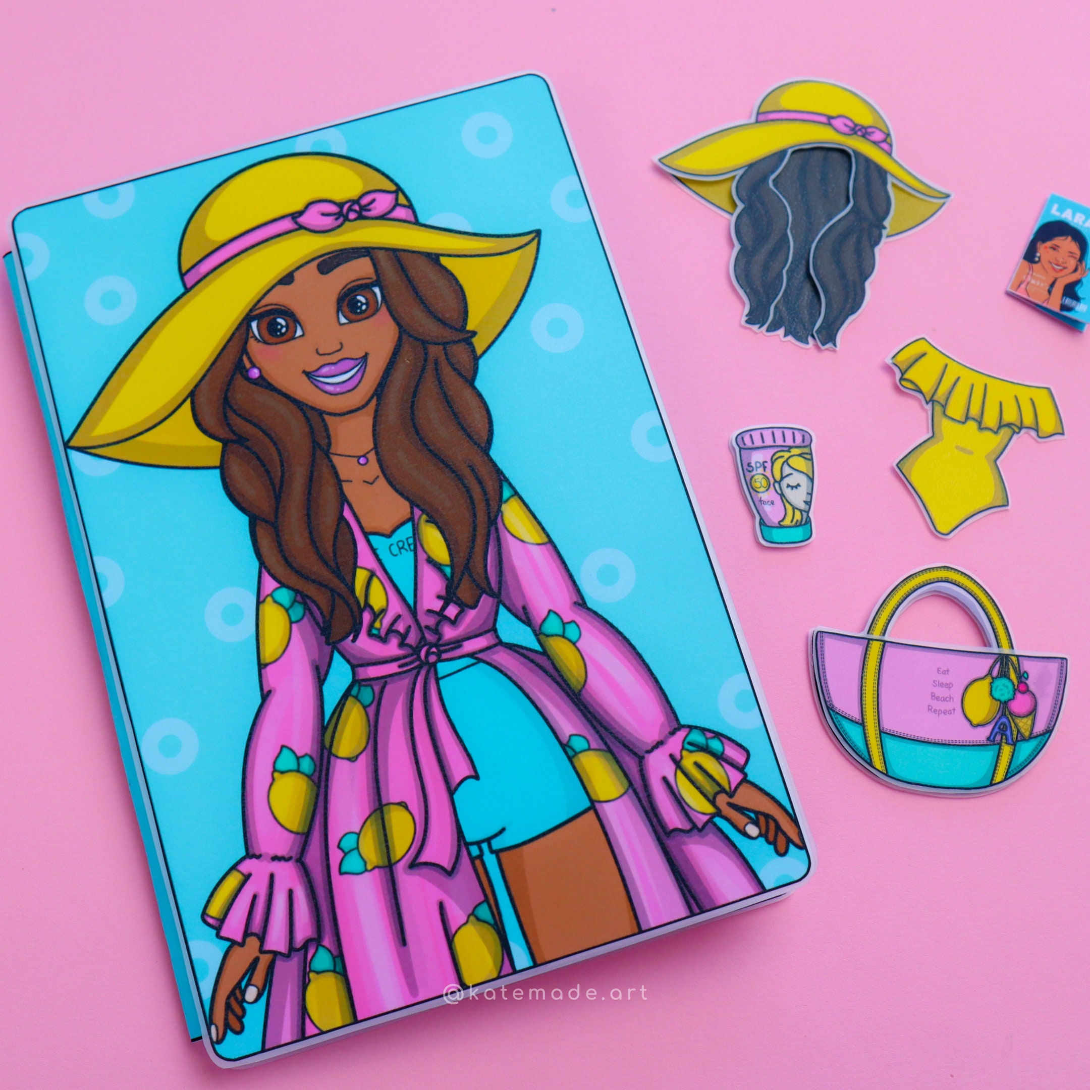Printable Beach Outfit for Paper Dolls Clothes Printable DIY - Etsy
