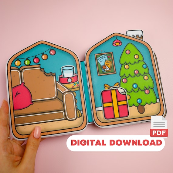 Printable Gingerbread House Preschool Games (Instant Download) 