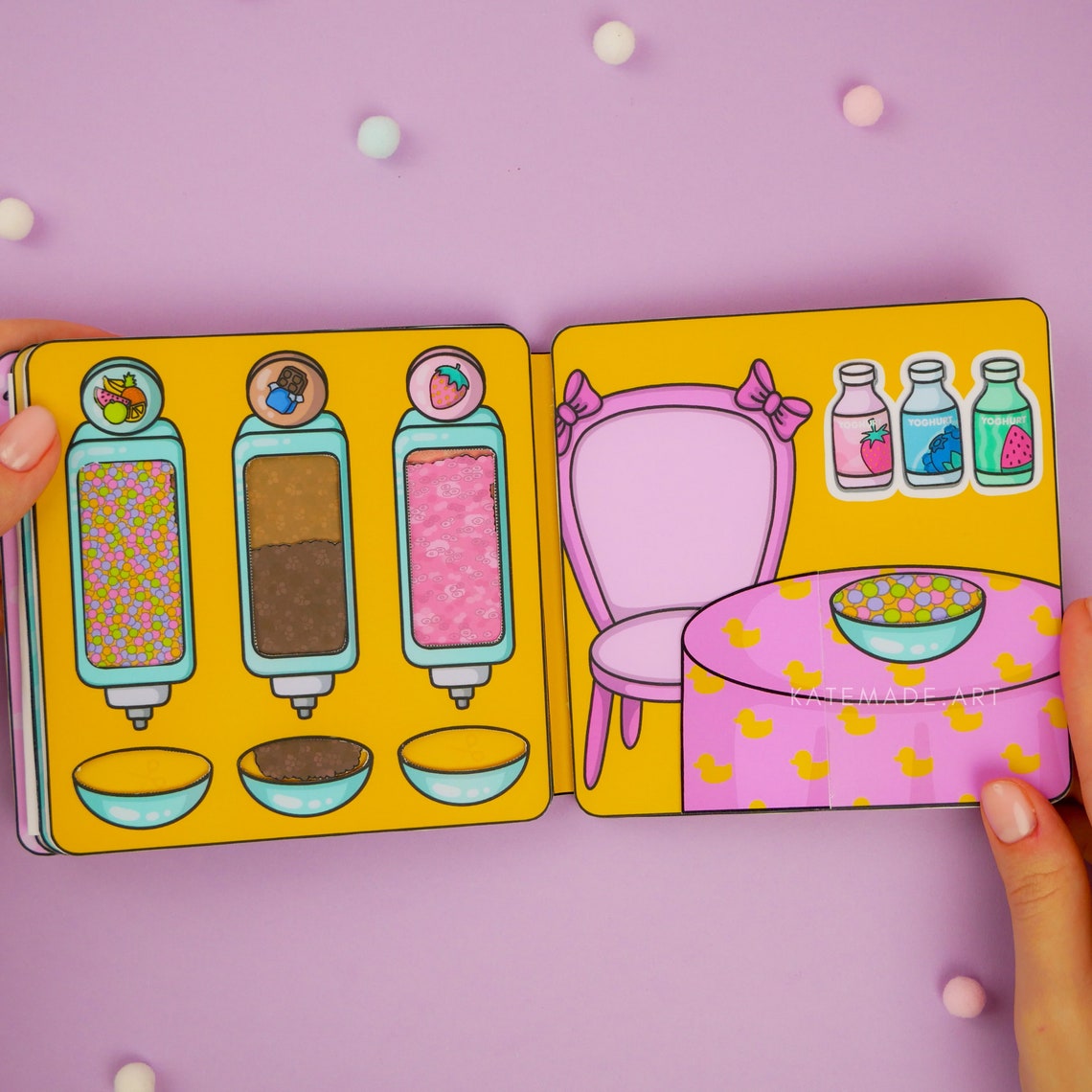 Cute Yellow Ducks Dollhouse Printable DIY Activities for - Etsy Singapore