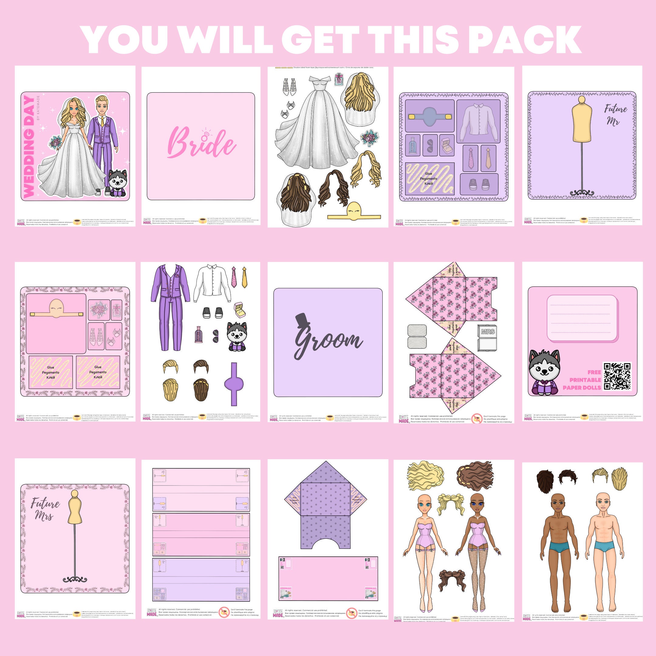 Sophie' Dollhouse KateMade Printables in 2022, Paper doll house, Paper  dolls diy, Paper doll templ…