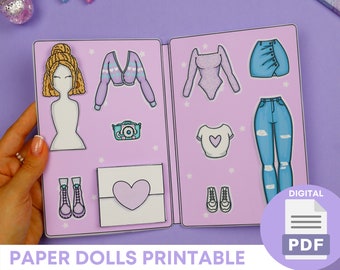 Free printable paper dolls, Paper dolls diy, Paper doll template