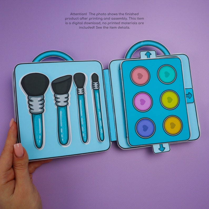 Printable Make up Kit for Girls DIY Instant Download Busy Book Etsy