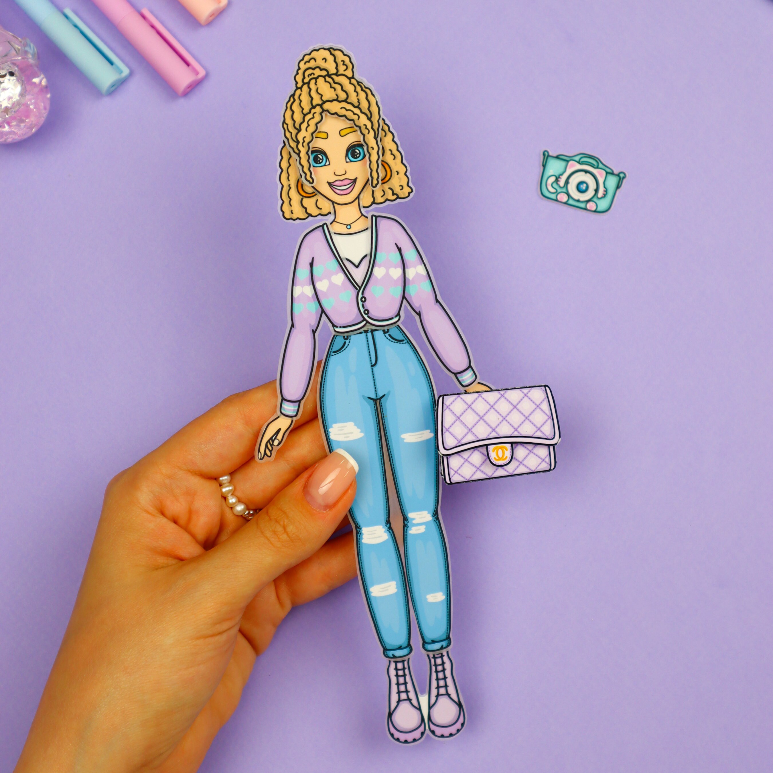 Clothes For Paper Dolls Printable DIY Activities Girls Etsy