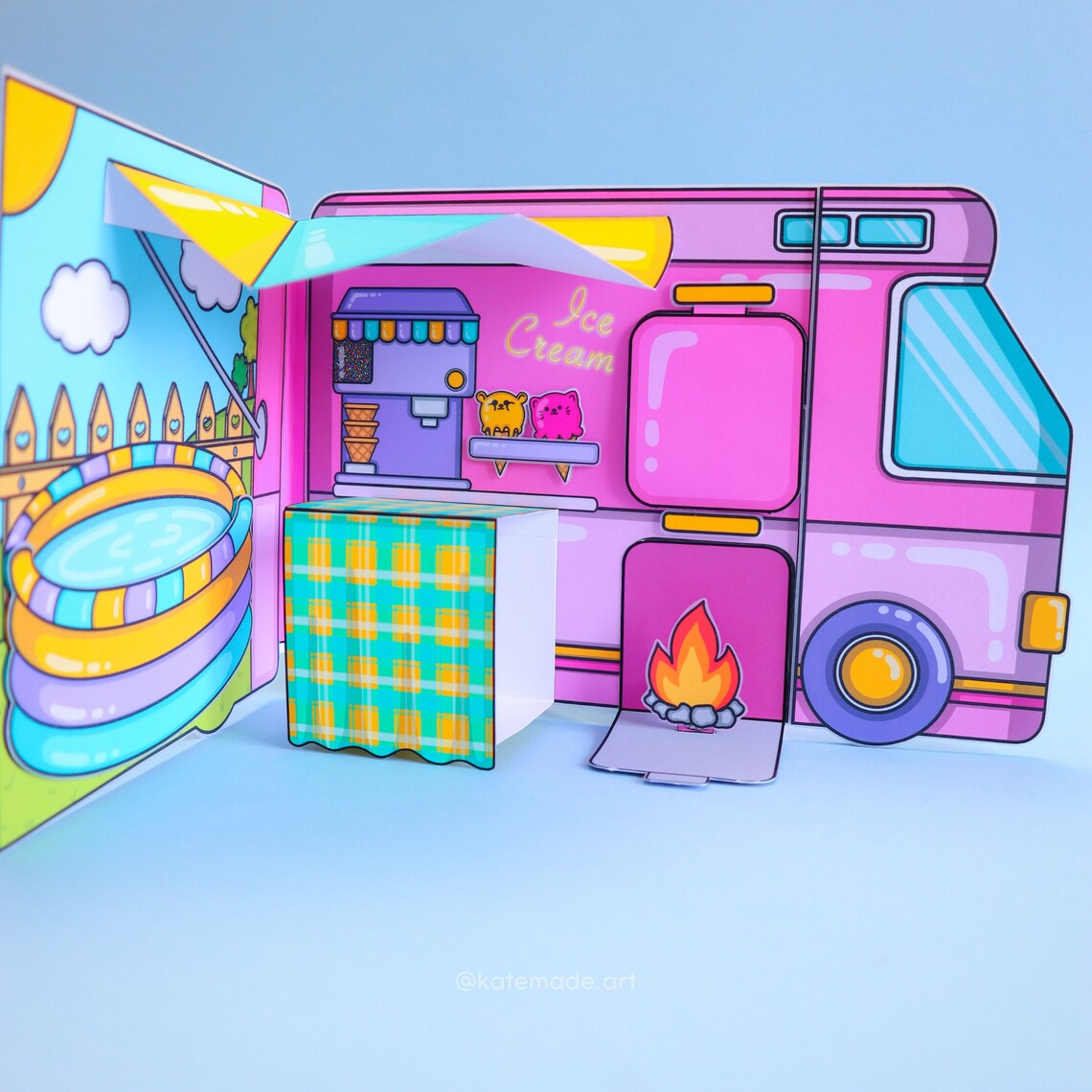 Printable Dollhouse Girls Activity Book Camper Printable - Etsy