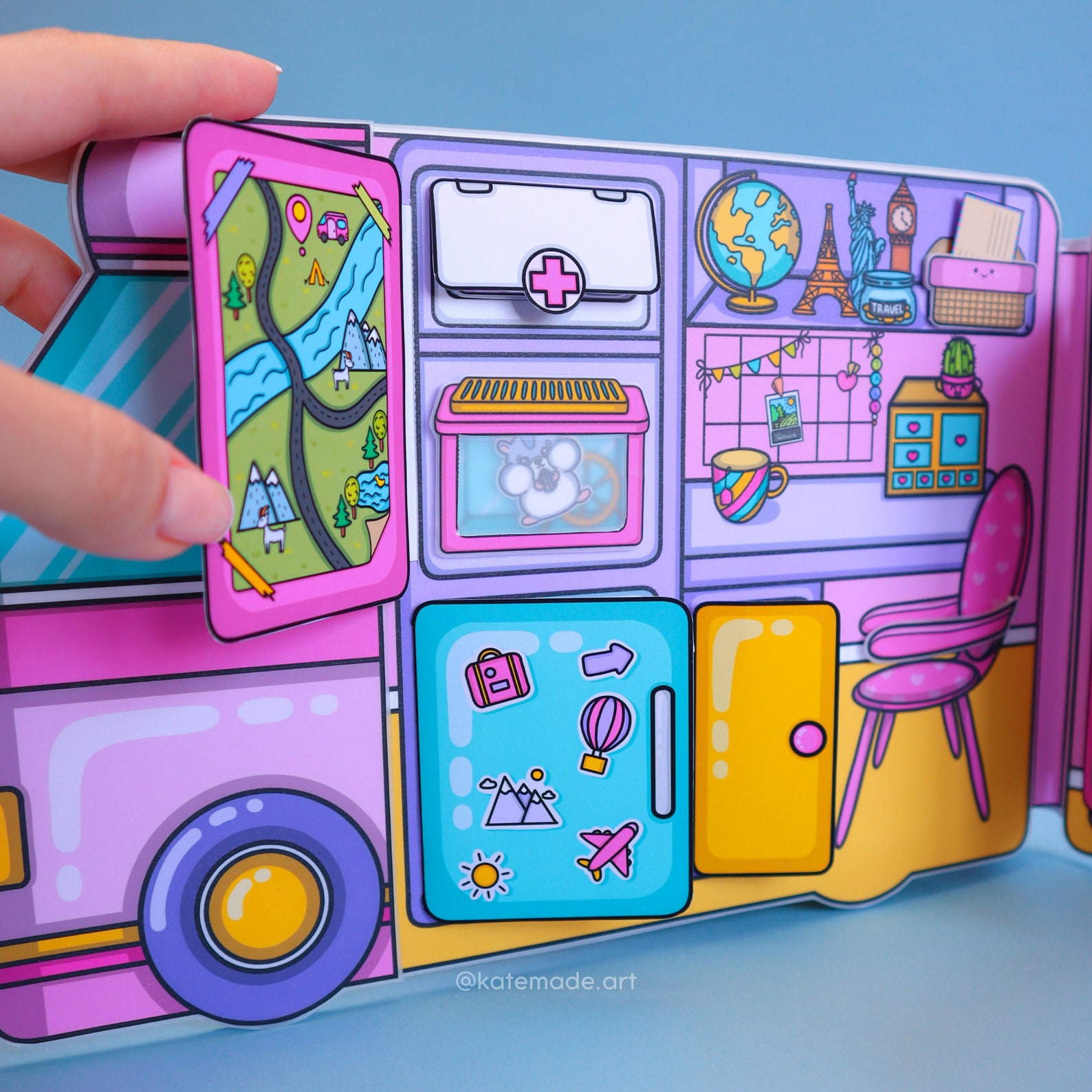 Printable Dollhouse Girls Activity Book Camper Printable - Etsy
