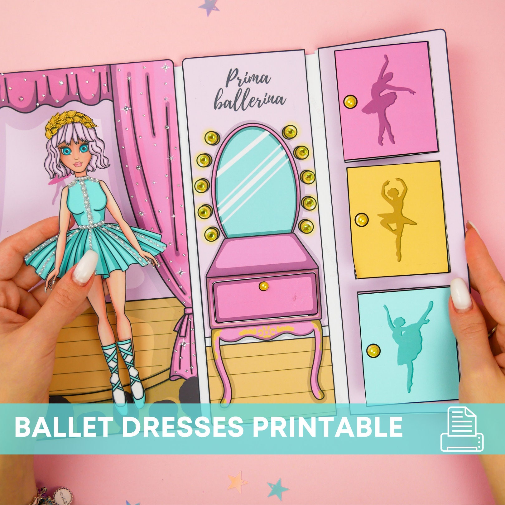 Ballerina sales paper doll