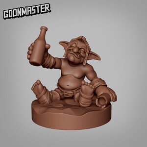 Drunk Goblin (Groglin) Mini - Goon Master Games