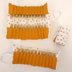 Trousse de secours homéopathique de voyage pour 12 ou 24 remèdes, trousse de secours de poche, sachet de globules, cadeau pour sage-femme papillons